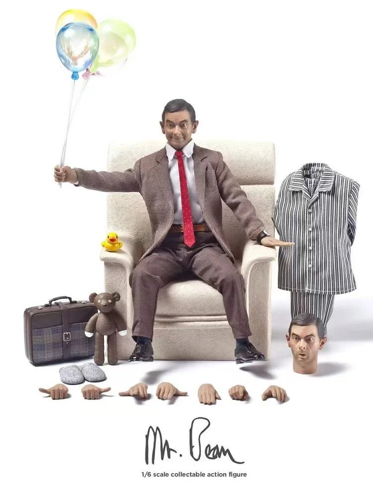 Original Genuine ZCWO Mr. Bean Movie Star MR BEAN 1/6 Action Figure Model Toy Gift Collection Statue Ornaments