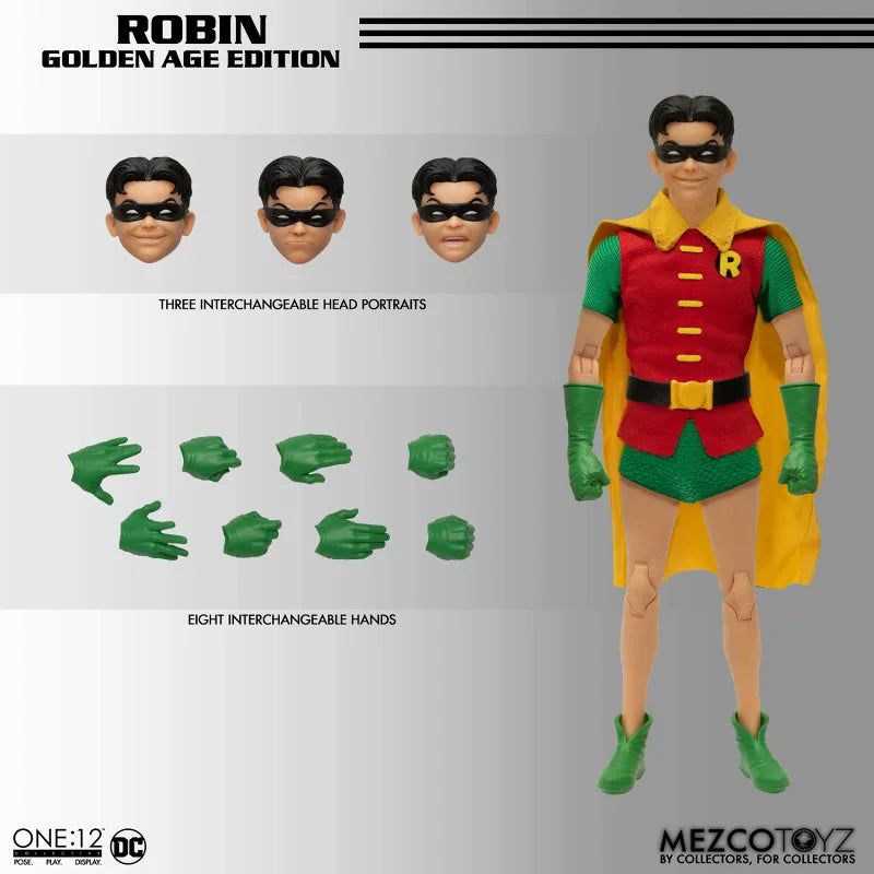 100% Original Mezco Toys  Robin Golden Age Edition In Stock Anime Action Collection Figures Model Toys