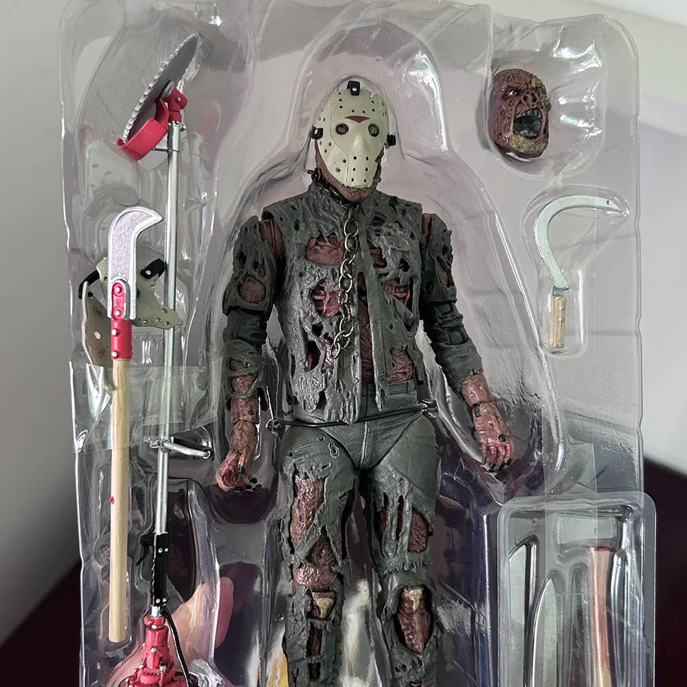 NECA Петък Джейсън 13-та фигурка Нова кръв Джейсън Ворхийс екшън фигурка Част VII Ужаси Хелоуин колекция играчки кукли подаръци