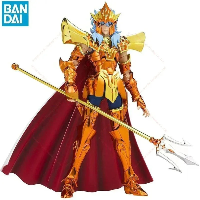 In Stock, Neptuno Poseidon Deluxe Throne Set Set Anime Action Action Collectible Toy Models Collection Gifts