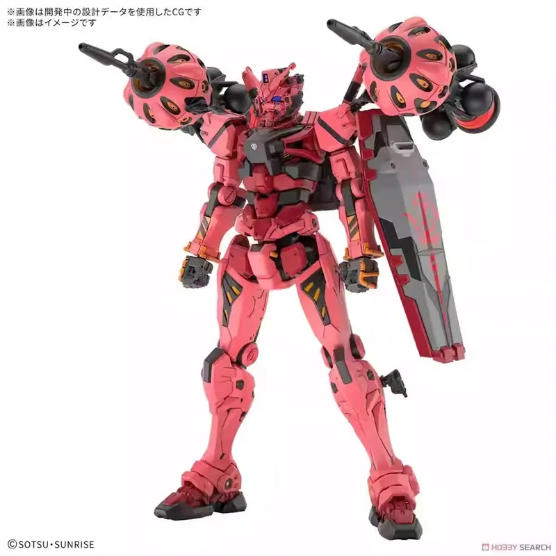 Genuine Bandai HG GQuuuuuuX GMS-a RED GUNDAM Anime Action Figures Model Figure Toys Collectible Gift for Toys Hobbies Children