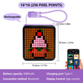 LED Pixel Display Panel Night Light Bluetooth APP Control Photo Frame Animation Display Beside Decoration Light For Room Decor