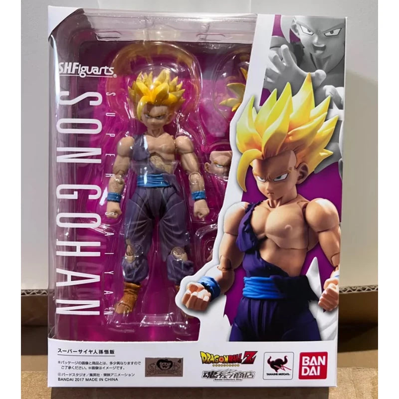 In Stock BANDAI S.H.Figuarts Son Gohan Vegeta Android 16 Frieza Turtle Dodoria Dragon Ball Z Action Figure Collection Gift