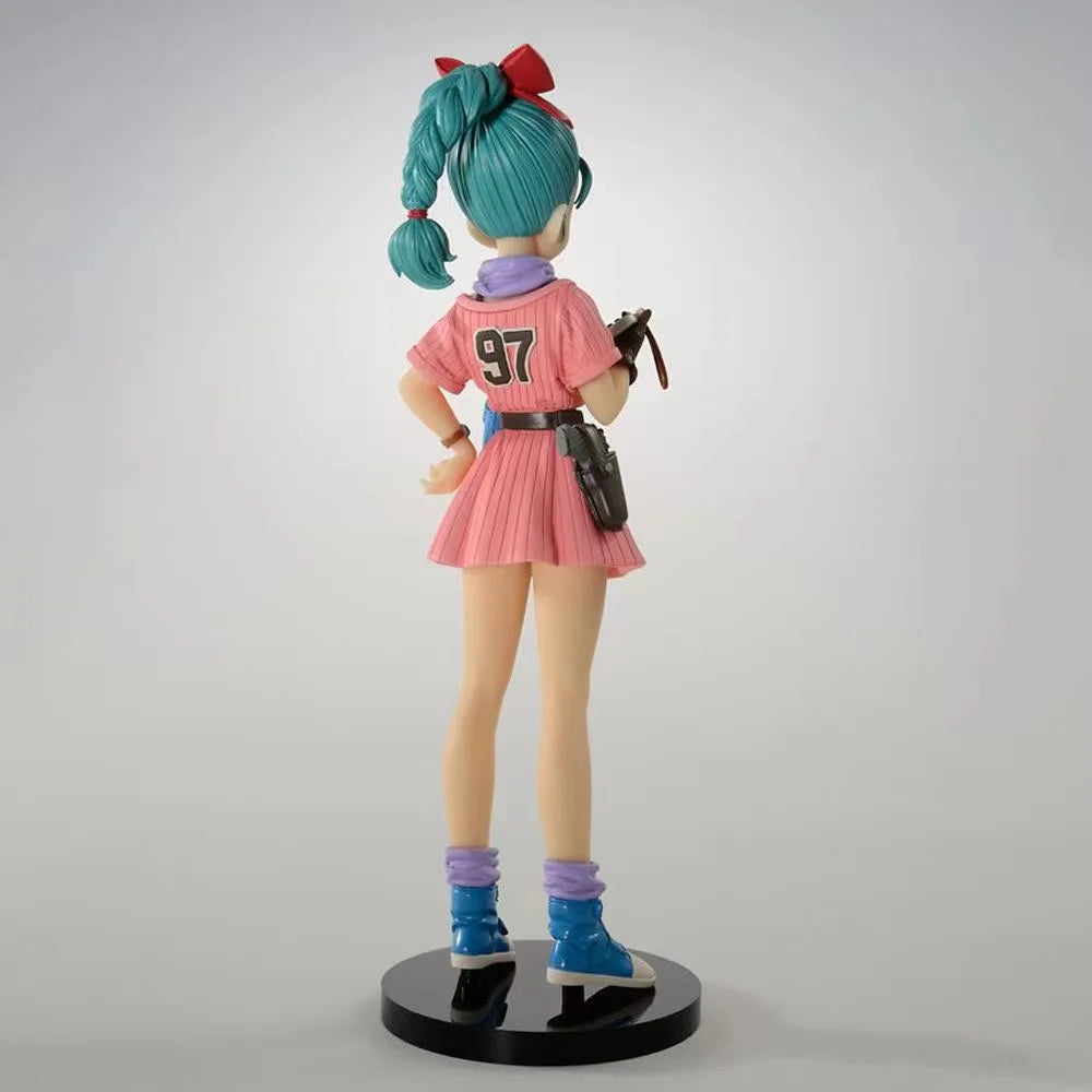 15cm Dragon Ball AFigures Childhood Bulma Action Figurine Statue Toy Model Doll Collectible Room Decoration Gifts
