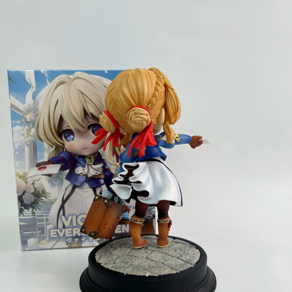 Violet Evergarden Figure Q Version Cute Girls Anime Figures Statue Model Collection Doll Room Decoration Toy Kid Christmas Gifts