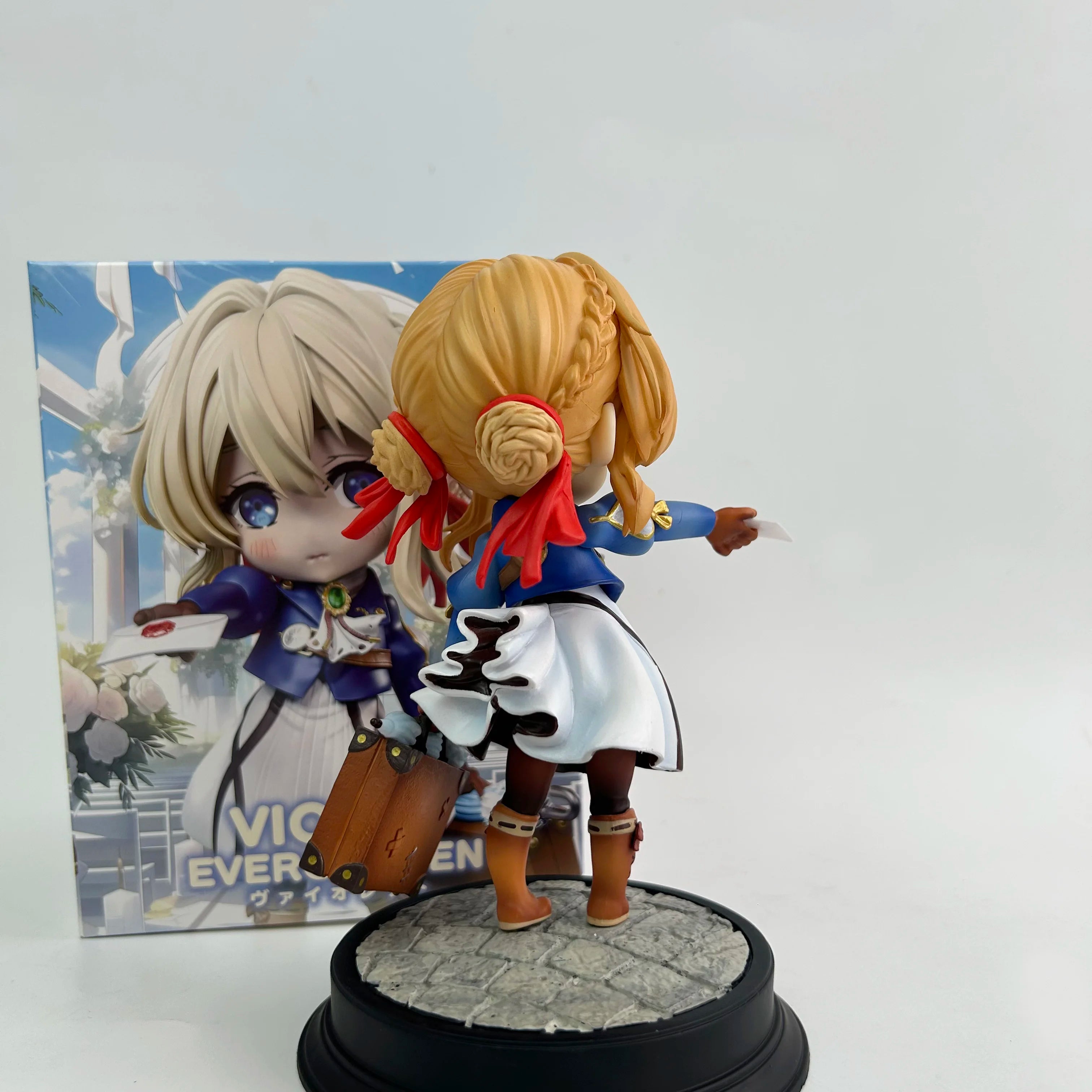 Violet Evergarden Figure Q Version Cute Girls Anime Figures Statue Model Collection Doll Room Decoration Toy Kid Christmas Gifts
