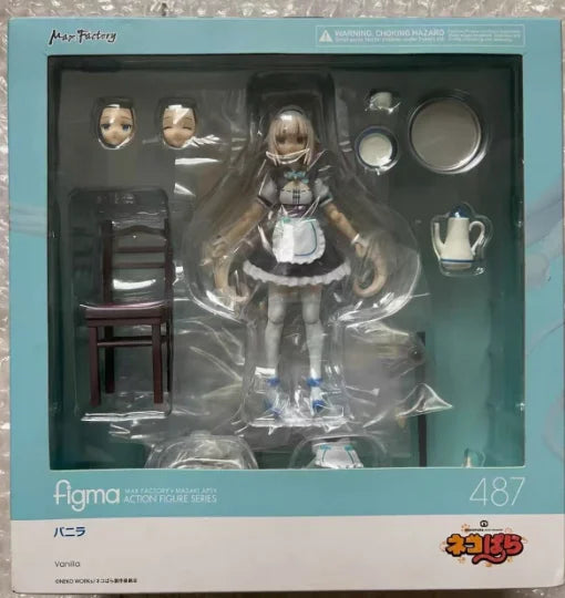 【TM】In Stock Max Factory Figma 487 NEKOPARA Vol.1 Soleil Opened Vanilla Action Figures Model Toy Gift Collection Ornament