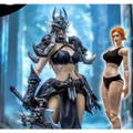 Mithril Studio Tribal Guard 04 Elf Swordswoman Morna Mona 7 inches