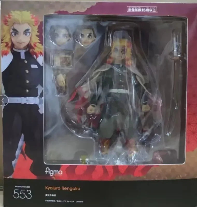 13CM Фигура на Demon Slayer Kimetsu no Yaiba Rengoku Kyoujurou 553 Tanjirou Kamado Nezuko Kamado Agatsuma Zenitsu Gift