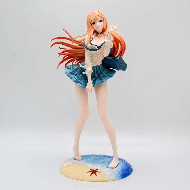 23cm My Dress-Up Darling Marin Kitagawa Swimsuit Anime Girl Figure Marin Kitagawa Bikini Action Figure Adult Sexy Model Doll Toy