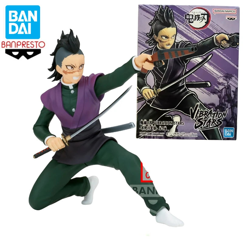 В наличност Bandai BANPRESTO Vibration Stars VS Demon Slayer Shinazugawa Genya Аниме екшън фигурка играчка подарък модел колекция хоби