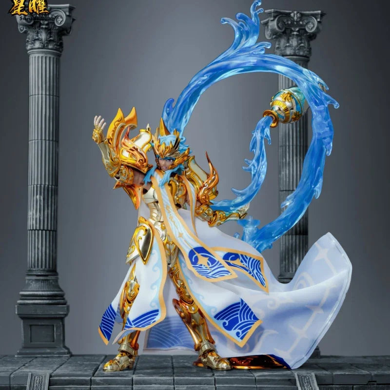 Toypoint/TP Saint Seiya Myth Cloth EXM Aquarius Camus God SOG And Totem/Object Gold Knights of the Zodiac Action Figure