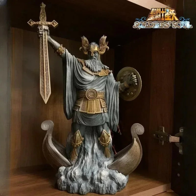 JacksDo Saint Seiya Myth Cloth EX Odin/Oden Asgard/God Warrior 40cm/15.75 Inch Decoration Diorama Scene Statue Resin in Stock