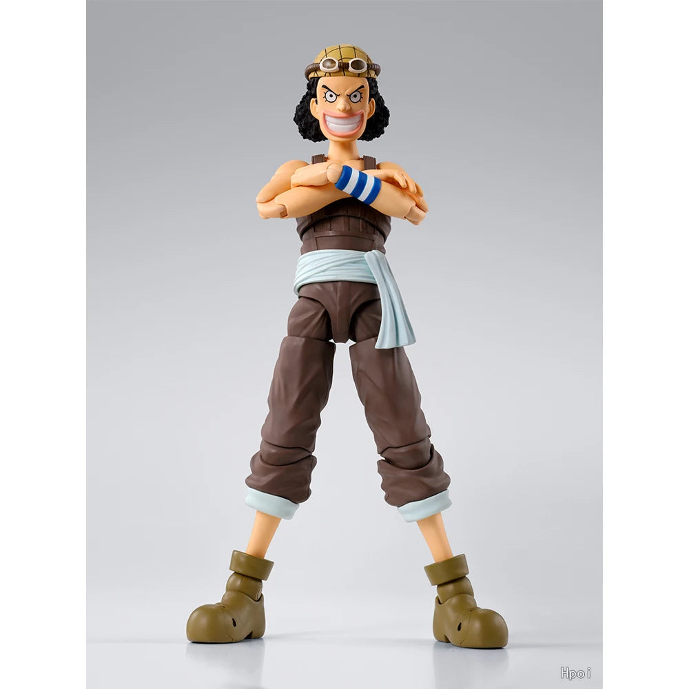 100% Authentic In Stock Genuine Bandai S.H.Figuarts Usopp ONE PIECE Anime Action Figure Collection Model Toy