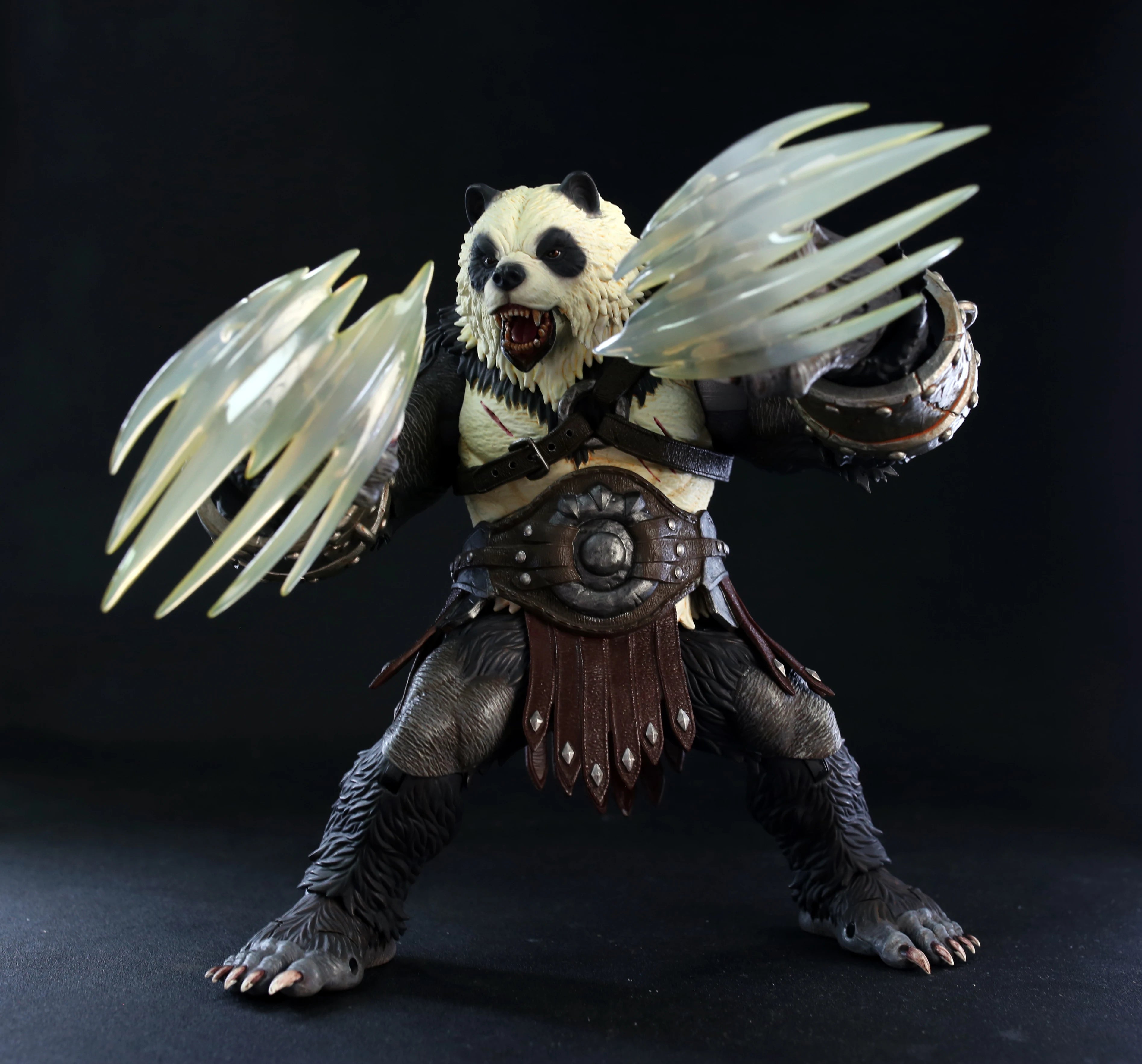 MemoryToys 1/10 Adventurer's World Berserker Bear Men Model Full Set 22cm Druid Animal Giant Panda Action Figure Toys Fans Gifts