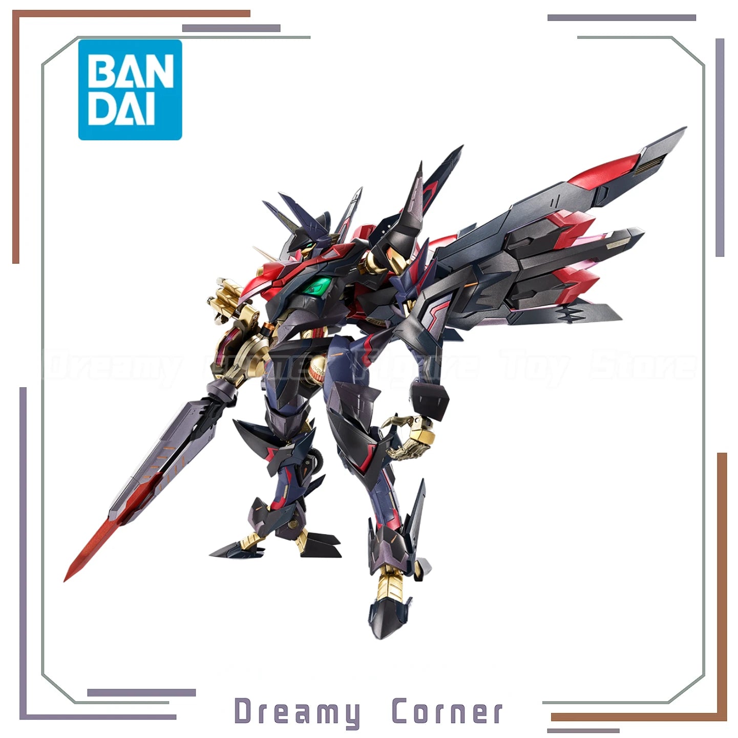 【In Stock】Original BANDAI SPIRITS METAL BUILD DRAGON SCALE CODE GEASS PURE ELEMENTS G Action Figure Mecha Toy Gift