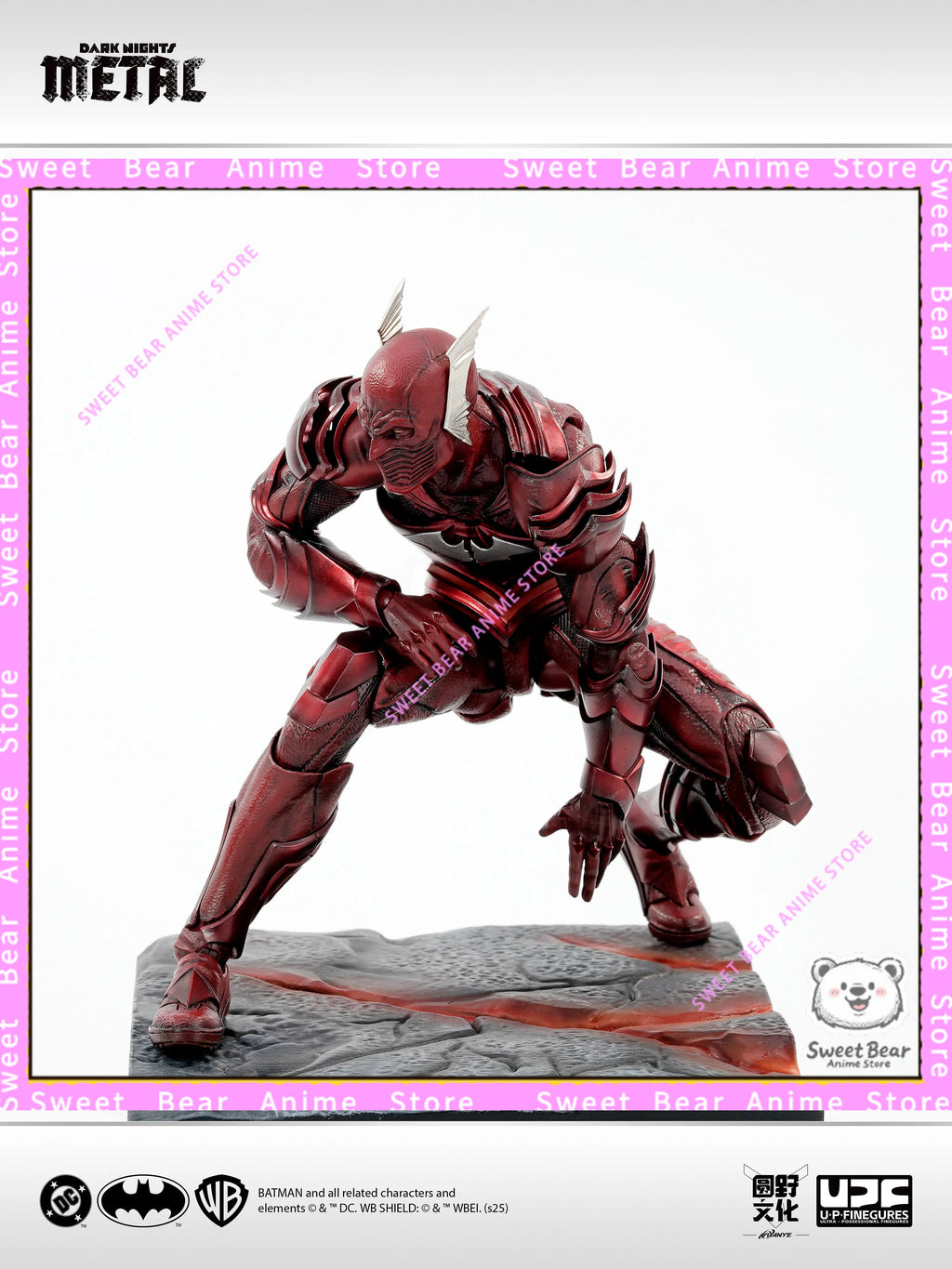In Stock  UPFinegures The Red Death Dark Nights: Metal  1/12 Scale Action Figure Model Trendy Toys Desktop Doll Collectibles