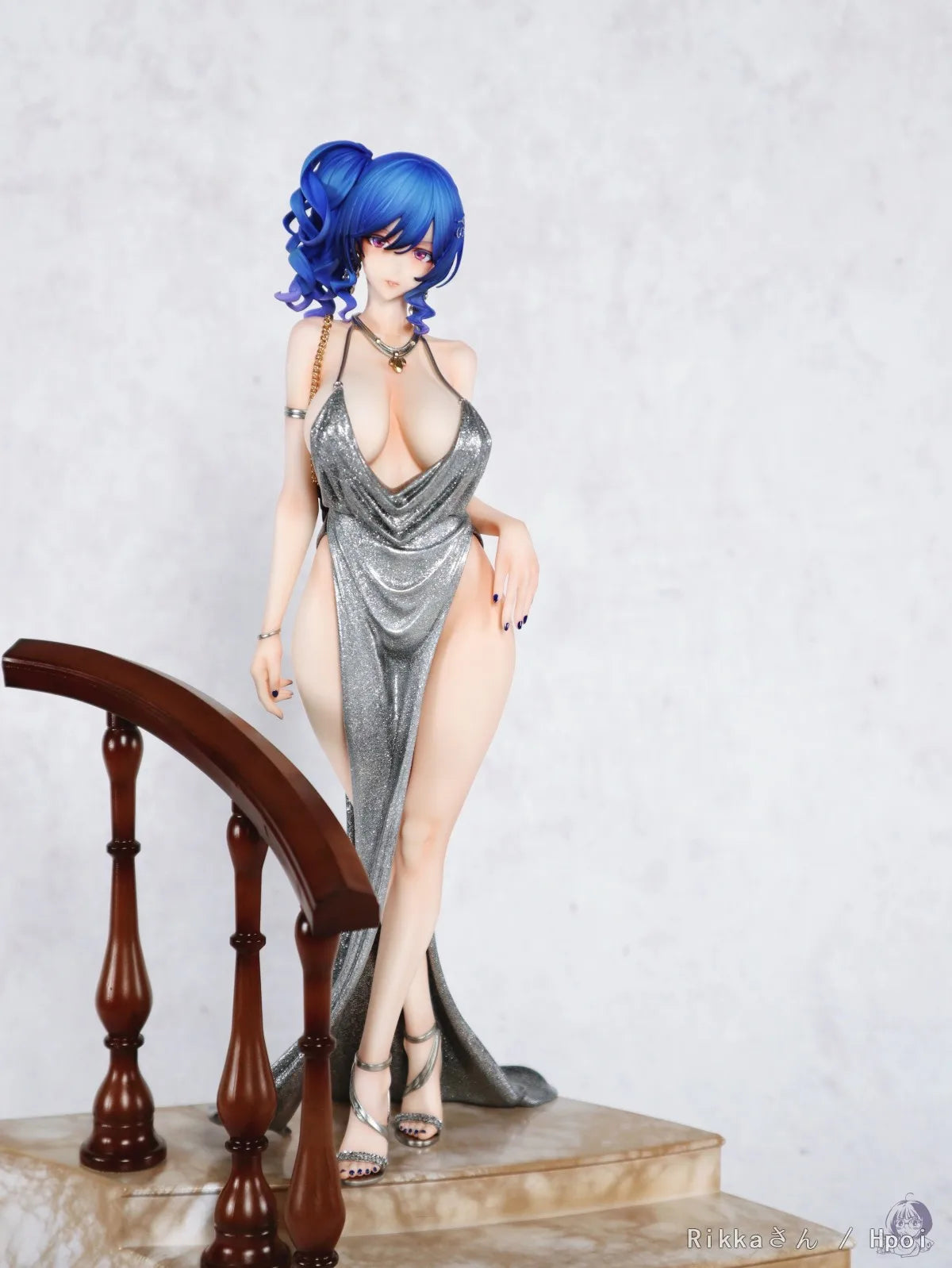 26 cm große Anime-Figur „Azur Lane USS St. Louis“ (St. Louis-Kleidung, stehend) – Anime-Modell, Spielzeug, Geschenk, Sammlerfigur