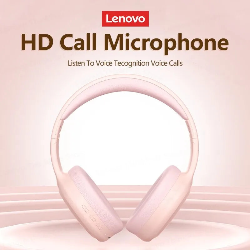 Choice Lenovo TH30 Wireless Headphones Bluetooth 5.3 Earphones Foldable Game Headset Sport Headphone with Mic Music Earbuds