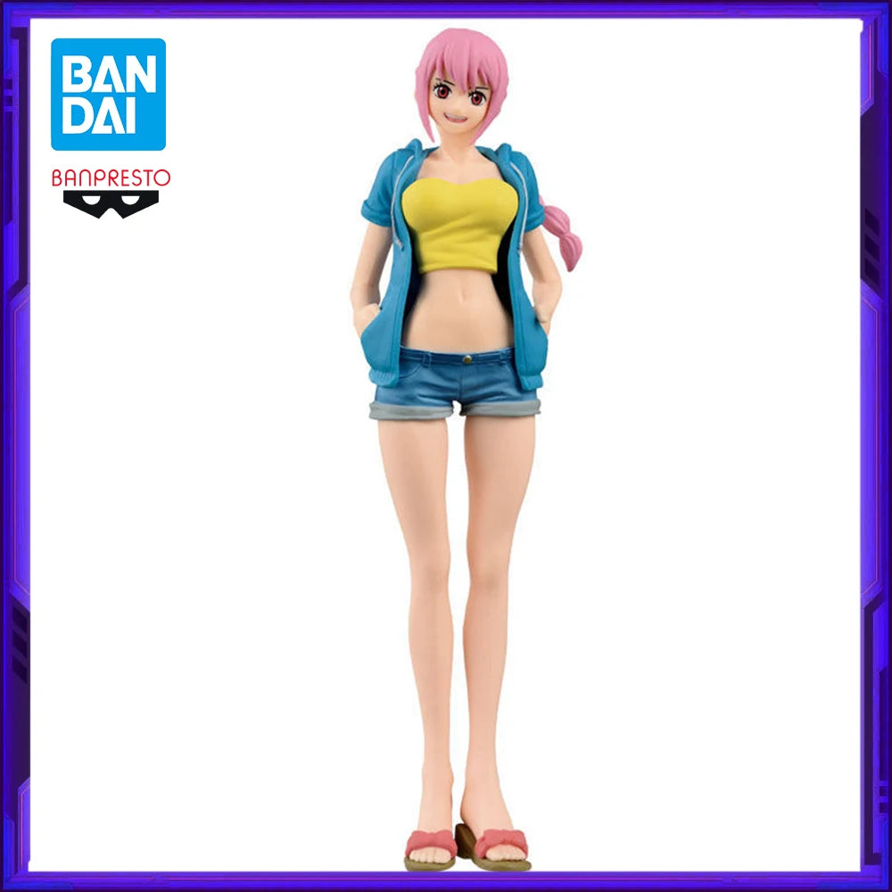 In Stock Bandai Original Banpresto ONE PIECE DXF JEANS FREAK Rebecca Anime Action Figure Model Figures Toys