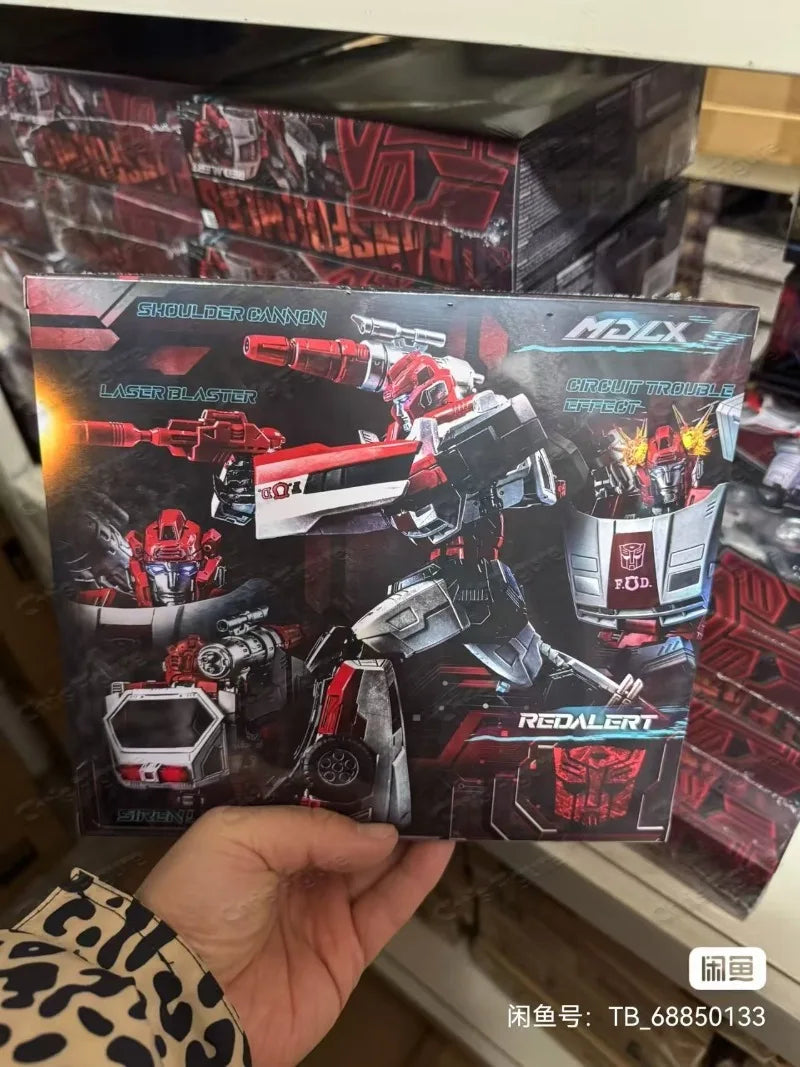 In Stock Original ThreeZero 3A G1 MDLX Transformed Into Red Alert Action Figure Boutique Collection Gift