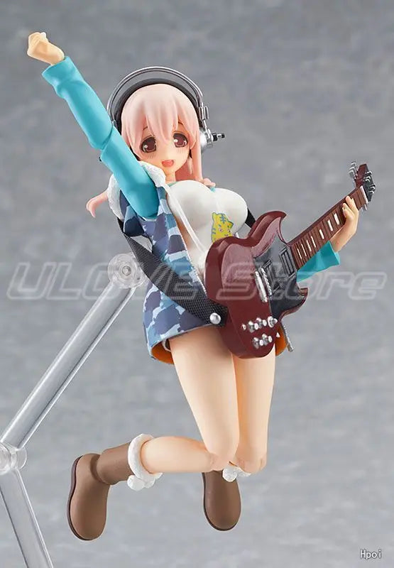 Original Max Factory Figma 169 SUPER SONICO Action Figure Model Toys Gifts Collection