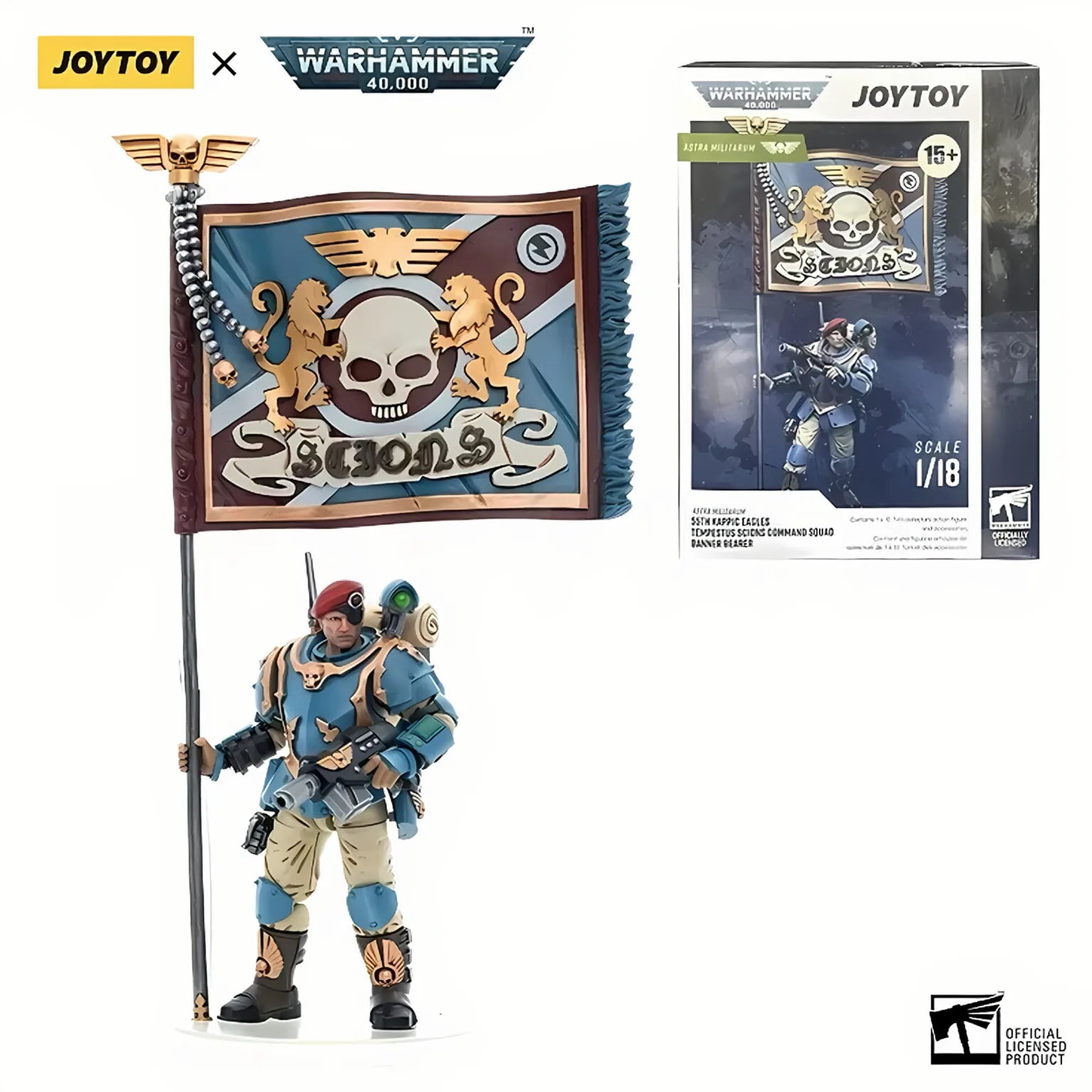 1/18 JOYTOY Action Figure 40K Astra Militarum Anime Model Toy