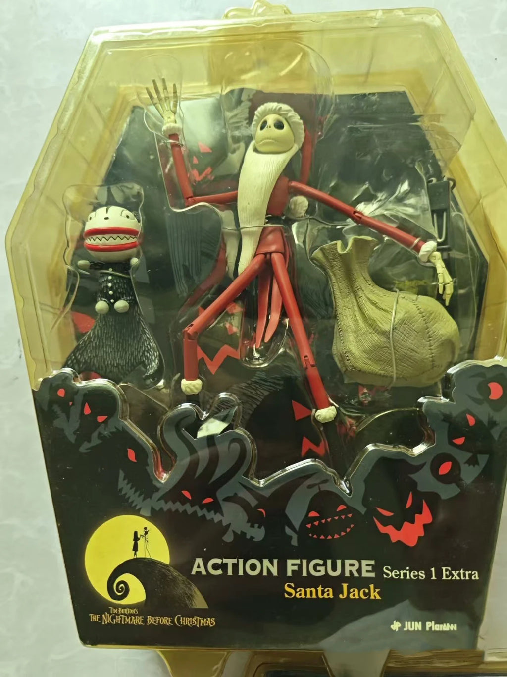 Disney Jun Planning Nightmare Before Christmas Series 1 Action Figure - Santa Jack & Dr.Finklestein  Gift Halloween 5 pcs