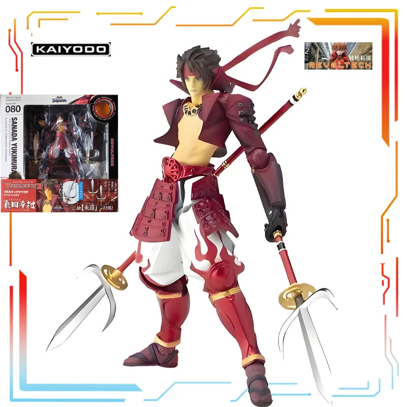 Kaiyodo Finished Movable Doll Basara Ida Masamune of The Warring States Period Anime Action Figure Model Toy Model Gifts for Boy