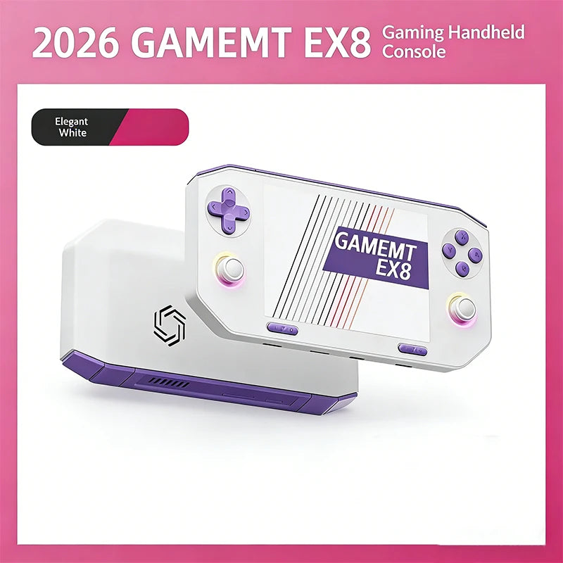 Game MT EX8 high-definition glass large screen 4.88-inch nostalgic open-source retro handheld 1620 * 1080 portable game console