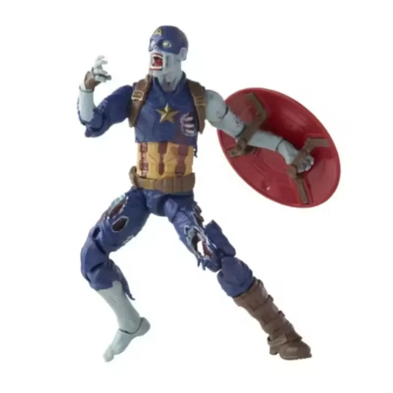 Original Marvel Legend Series  Zombie Captain America Action Figure Toys Model Gift