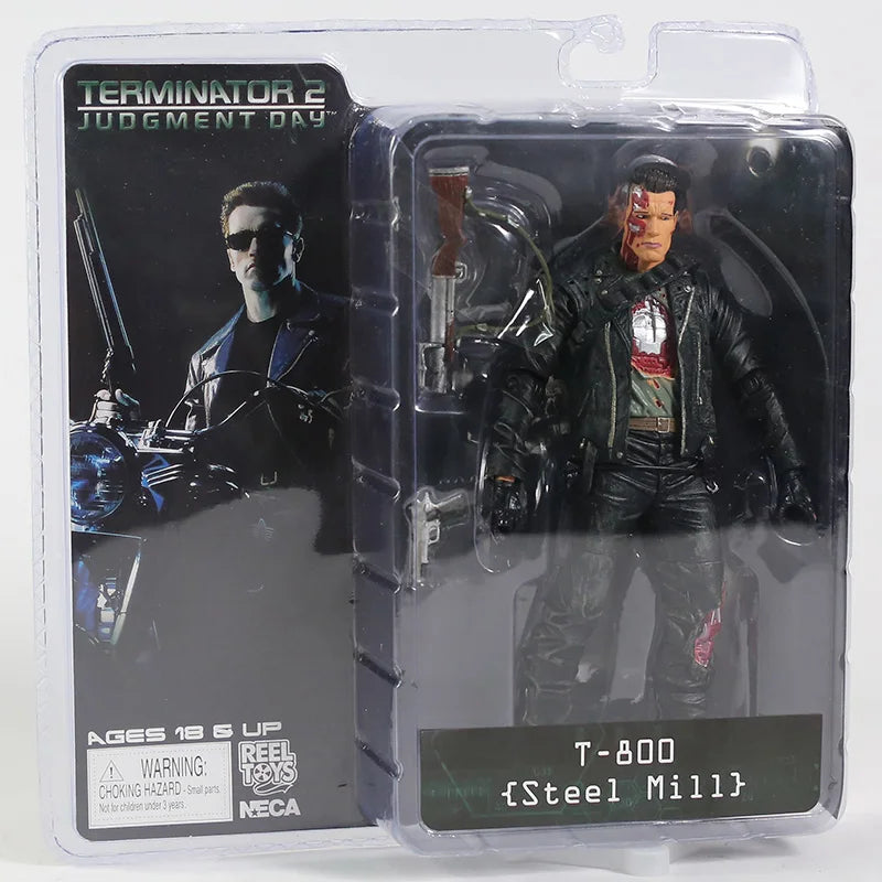NECA The Terminator T-800 Steel Mill PVC Action Figure Collection Model Toy Doll Gift