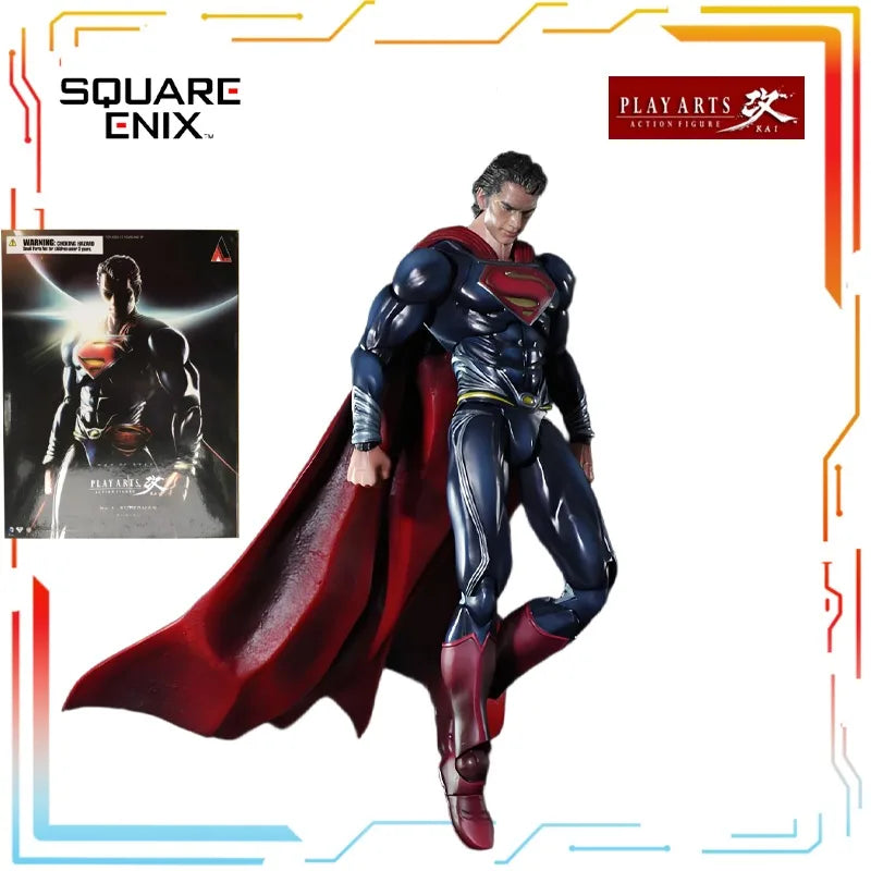 SQUARE ENIX Original PLAY ARTS Modified Finished Movable Doll Series Man of Steel Anime Action Figure Model Toys Gifts for Boys