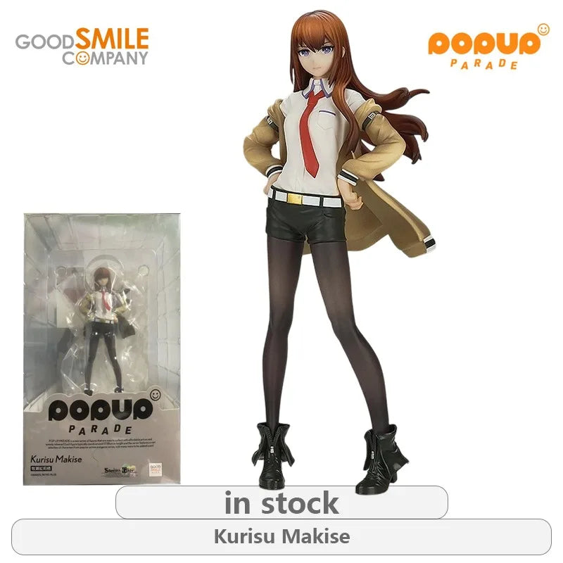 GSC Original POP UP PARADE Steins Series Ryutaro Okabe\Kurisu Makise Anime Not Movable Figure Statue Model Toys Gifts Fo Boys