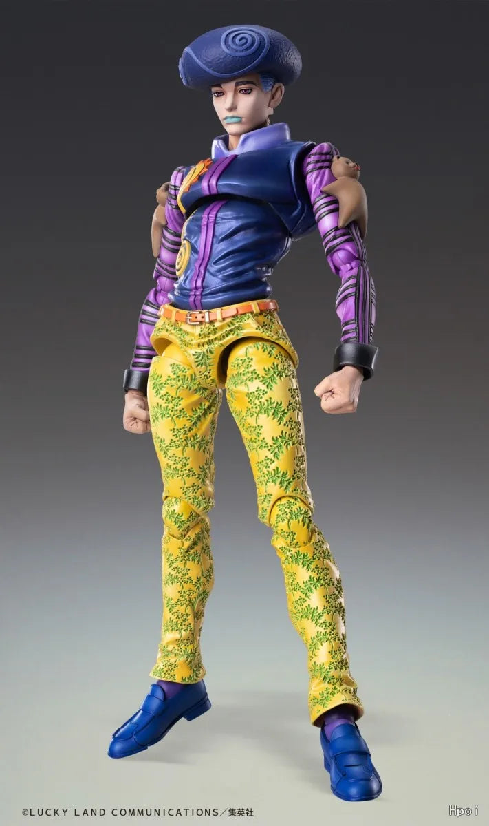 In Stock MEDICOS-E Super Action Statue JoJo's Bizarre Adventure Part 8 JoJolion Toulong Special Edition Action Figure Gift