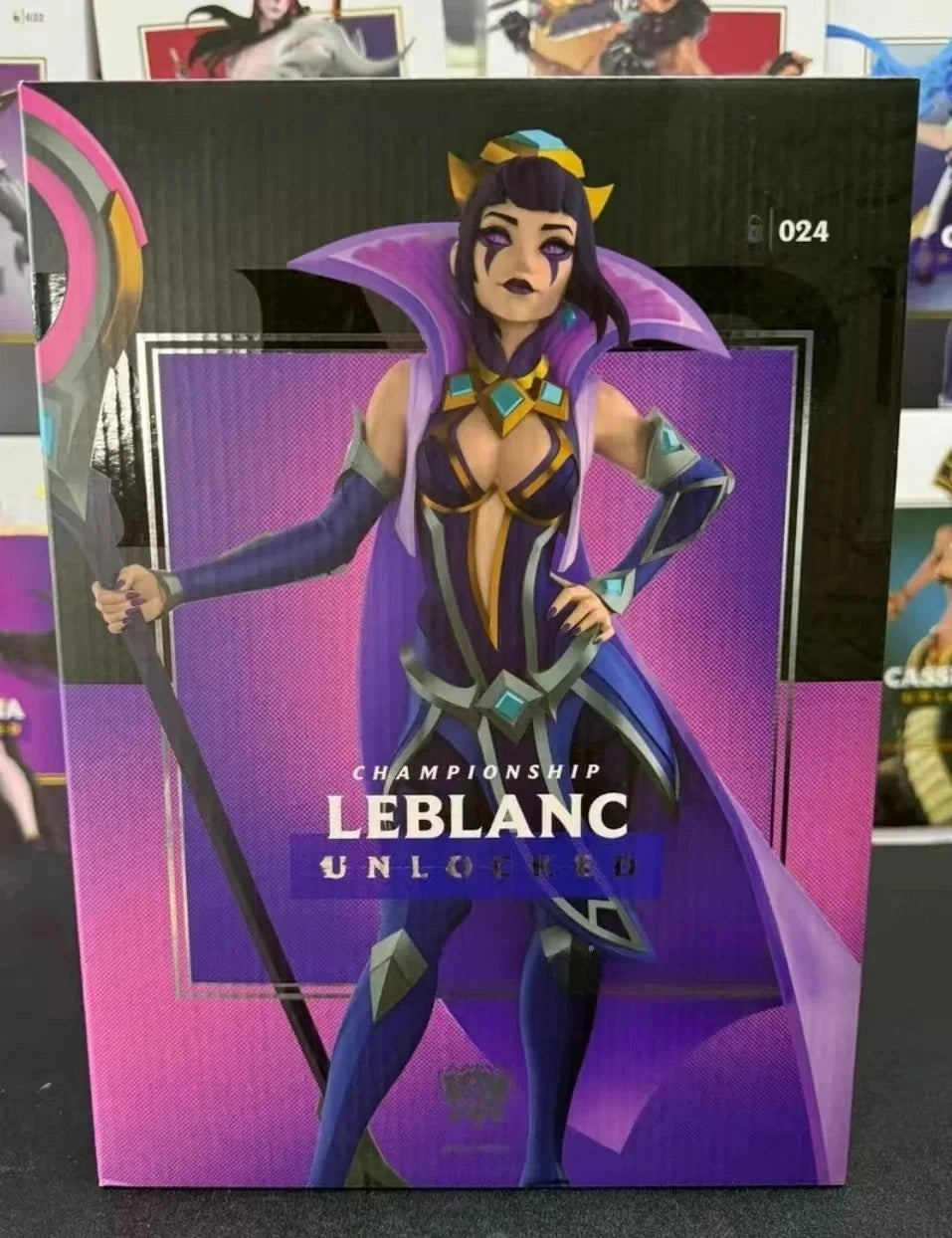 League of Legends LOL Champion Rose Trickster Fairy LeBlanc S12 Limited Sculpture.toys Gift  Anime Figure Model Toy