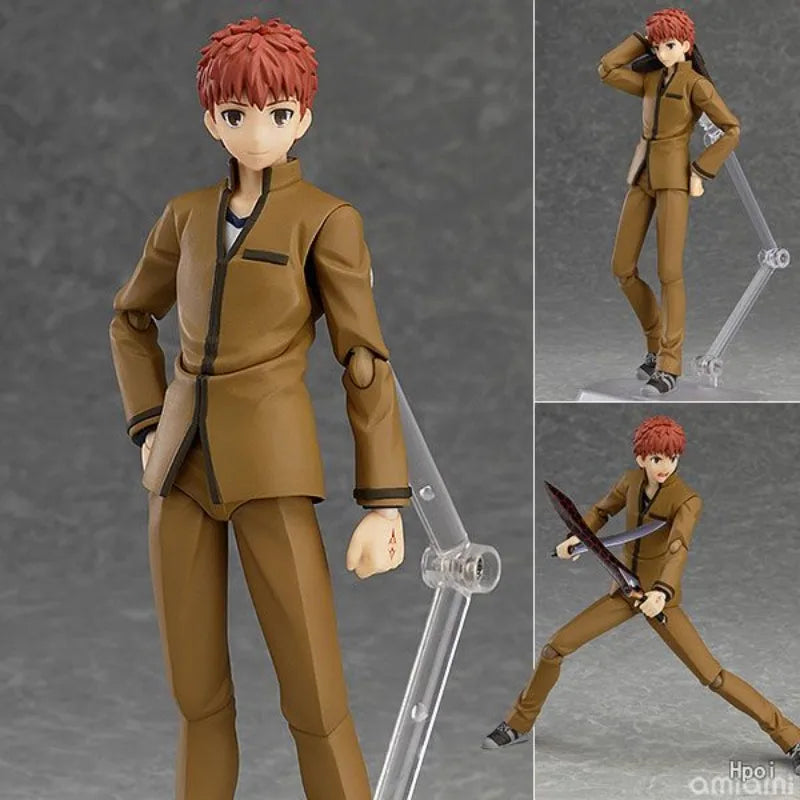 Max Factory Figma Finished Product Movable Exquisite Doll Fate Night Unlimited Sword System Anime Toys Festival Gift for Boys