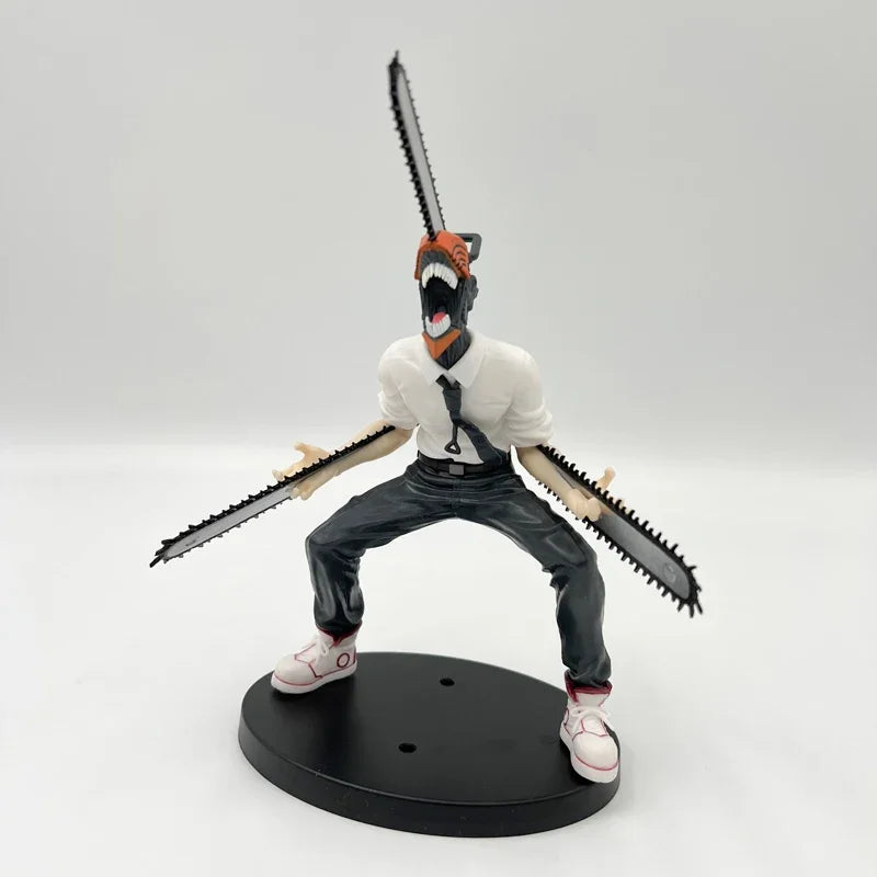 24cm Chainsaw Man Katana Man Anime Figure Samurai Sword Action Figure Denji/Power Figurine Adult Collectible Model Doll Toys