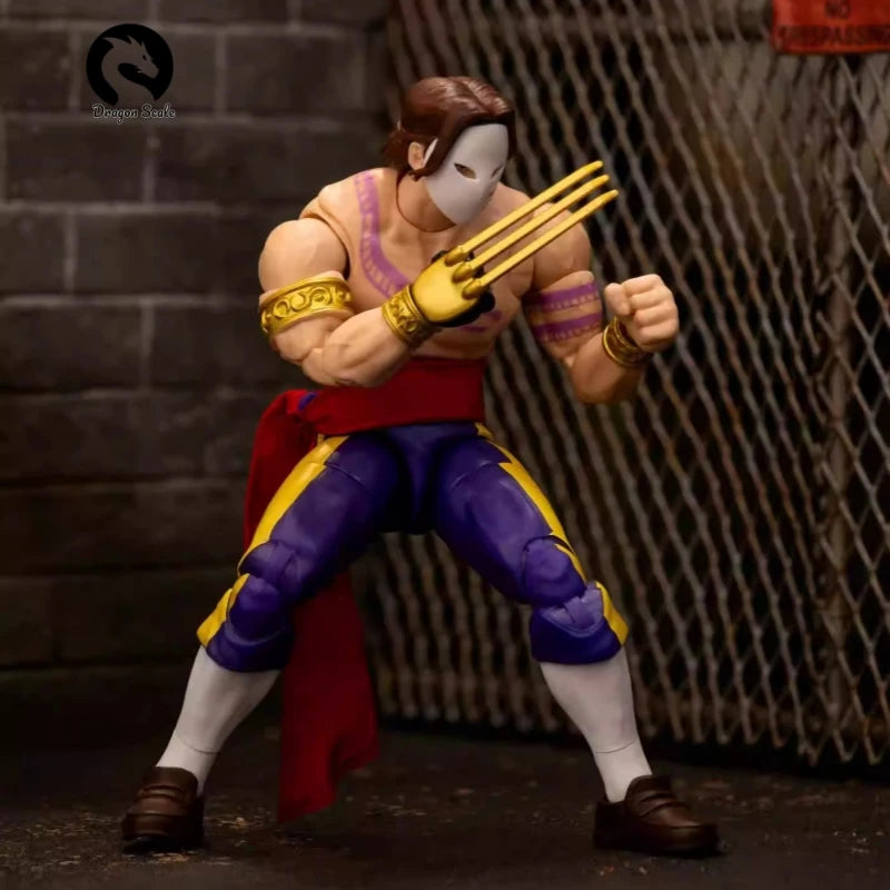 New In Stock Original Jada Toys 1/12 Street Fighter 4 Wave Baroque Sagat Blanca Action Figure Model Toy Ornament Holiday Gifts