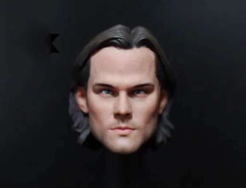 1/6 Dean Winchester Jensen Male Ackles Head Sculpt Model Movie Figure for 12" Action Figure Body Doll
