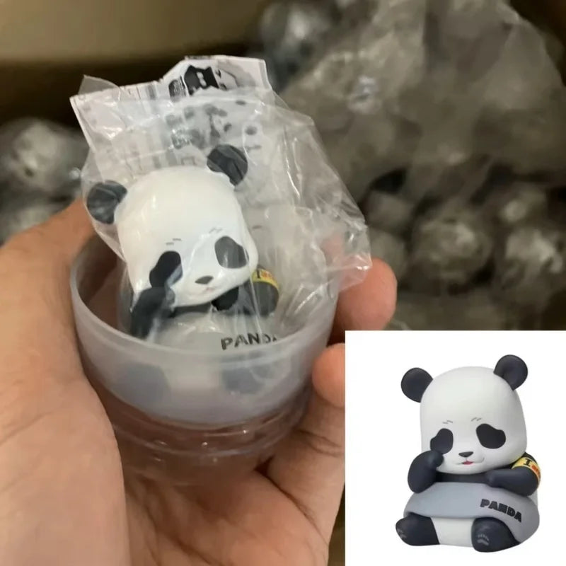 Japan Stato Egg Twisting Anime Jujutsu Kaisen Toge Yuta Panda Maki Satoru Gojo Q Version Sleep Ornaments Collectible Figure Gift