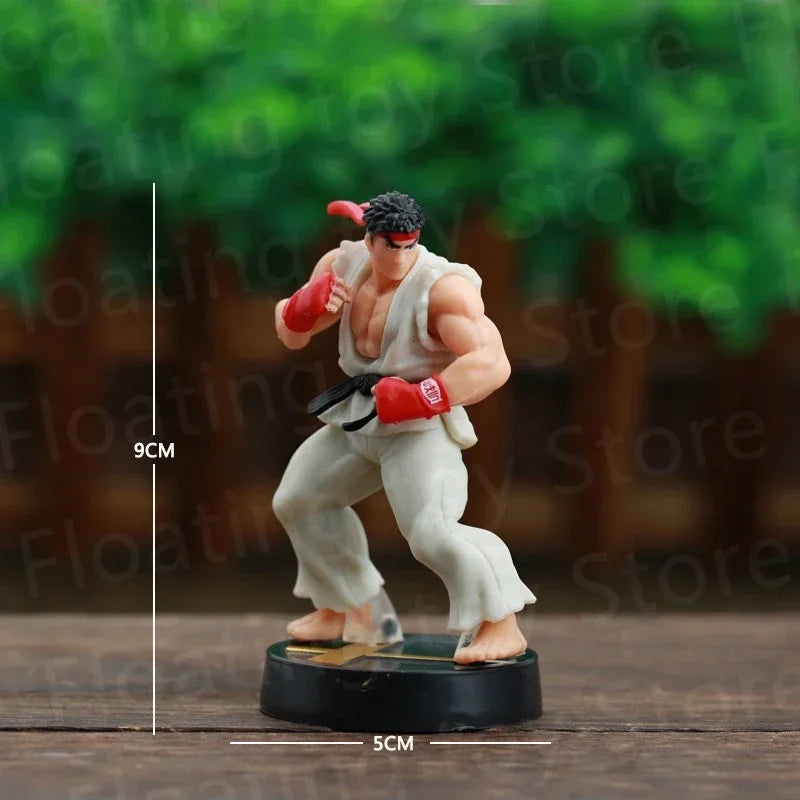 Anime Street Fighter Kampfspiel Actionfigur Ken Masters Hoshi Ryu PVC Kawaii Spielzeug Puppen Zimmerdekor Geburtstagsgeschenk für Jungen