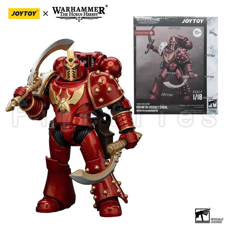 1/18 JOYTOY Action Figure The Horus Heresy Thousand Sons Legion MK IV Tactical Squad Khenetai Occult Cabal Librarian Consul