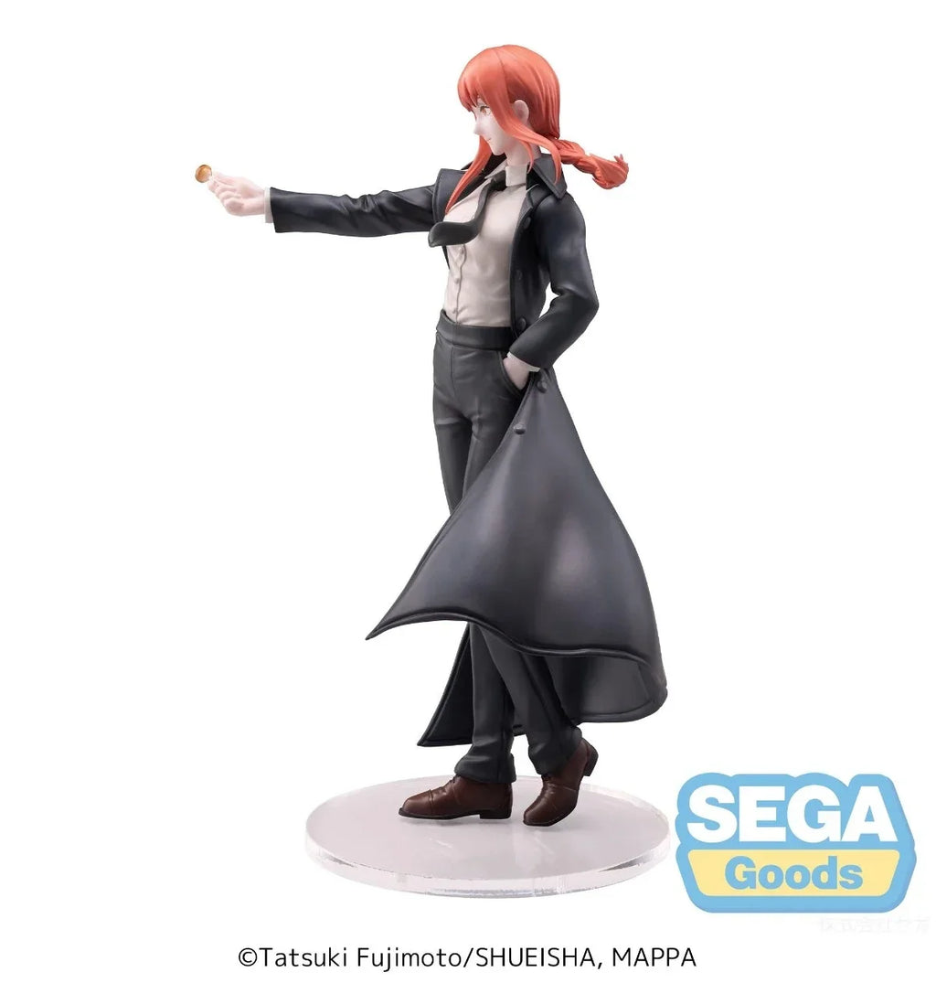 IN Stock Original Genuine SEGA Chainsaw Man 22cm Makima Anime Girl Action Figure Collection Model Doll Boy Toys Statue Ornament