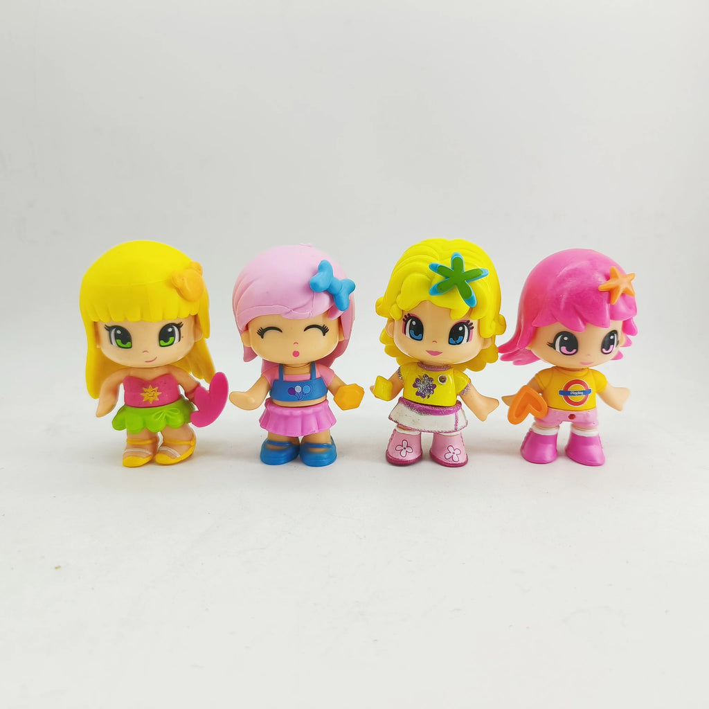 New Pinypon Gilr and Baby Action Figure Dolls Cute DIY Detachable Dress Up Toy Interchangeable Outfits Figuras Kid Girl Toy Gift