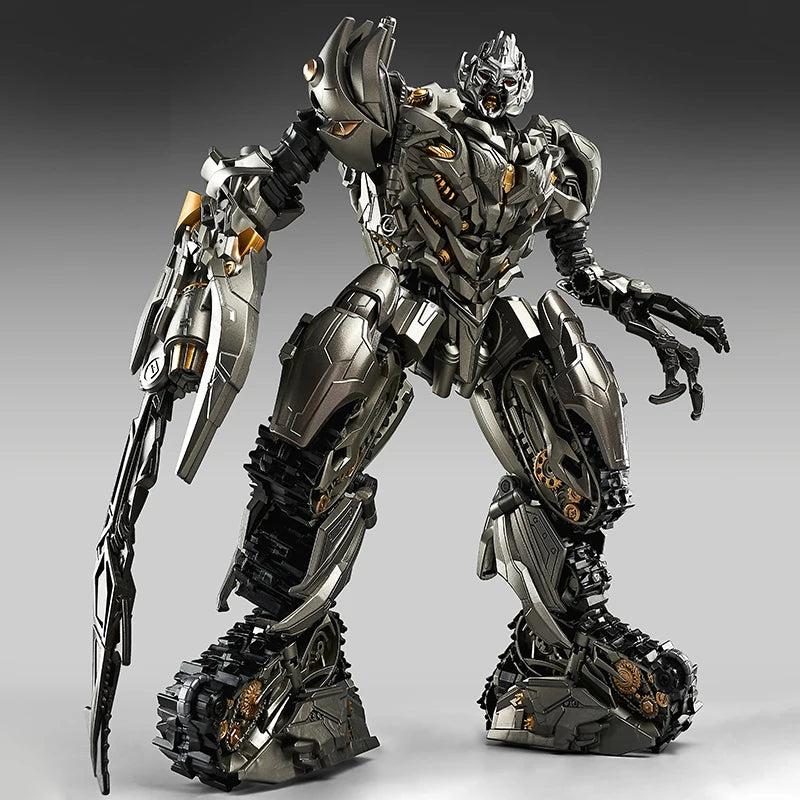 28cm Transformer Robot Movie large size Partial alloy Tank Megatron Action Figure Collection Model Toys Boxed