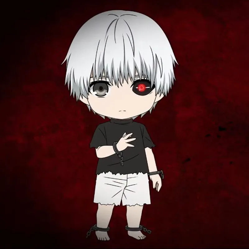 Low price In Stock GSC Original Nendoroid Tokyo Ghoul KEN KANEKI Anime Action Figure Model Toy Gift for Kid Foam Box Packaging