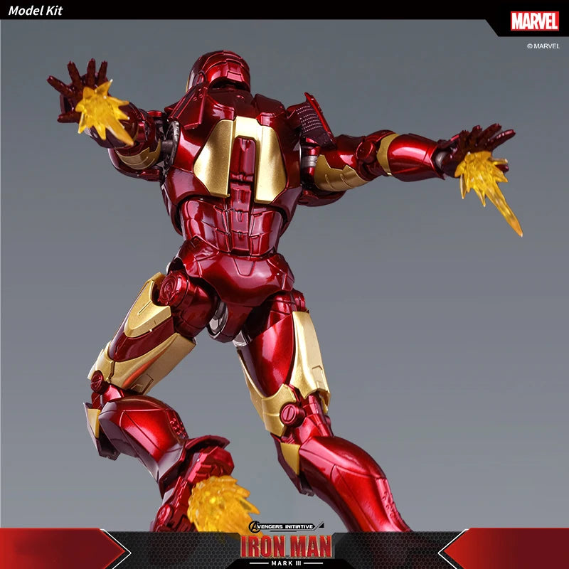 Marvel Iron Man MK3 Fondjoy Сглобете играчка Iron Man Модел 15 см ABS материал 1/12 Мащаб 1/12 Екшън фигурки Играчки Подаръци за рожден ден за момчета