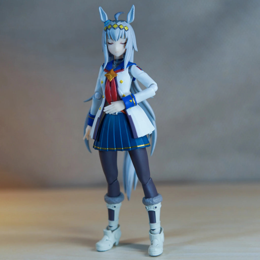 Genuine SHF Uma Musume Pretty Derby Series Figurine Pvc Anime Figure Poseable Doll Model Collectible Action Model In Stock Gift