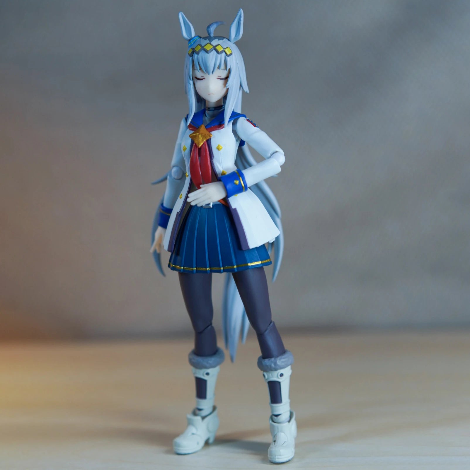Genuine SHF Uma Musume Pretty Derby Series Figurine Pvc Anime Figure Poseable Doll Model Collectible Action Model In Stock Gift